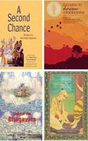 Set Of 4 Vedic Wisdom Books: A Second Chance- Story Of Near Death Experience, Elevation To Krsna Consciousness, Light Of Bhagavata, Perfect Questions Perfect Answers