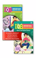 Std 10 History And Geography Important Question Bank (Iqb) Books | English Medium |Ssc Maharashtra State Board | Std 10Th New Paper Pattern | Set Of 2 Books