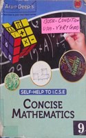 Self-Help-To I.C.S.E Concise Mathematic For Class -Ix Condition Note :-(Used Very Good)