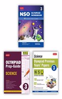 Sof National Science Olympiad (Nso) Work Book, Prep-Guide & Previous Years Papers With Mock Test Paper Class 3 - Olympiad Books For 2022-23 Exam (Set Of 3 Books)