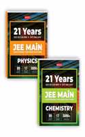 MTG 21 Years JEE MAIN Previous Years Solved Papers with Chapterwise Topicwise Solutions Physics & Chemistry (Set of 2 Books) - JEE Main Books For 2023 Exam (89 JEE Main ONLINE & 17 OFFLINE Papers) MTG Editorial Board