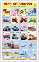 Means Of Transport (Size 70 X 100 Cms)|Laminated Both Sides