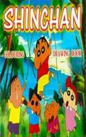 Colouring Book Of Shin Chan | Fun Activity Colouring Book | For Kids & Childrens