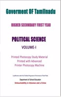 11th and 12th Std Poltical Science Volume 1 and 2 In English medium By Tamilnadu State Board