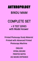 Anthropology Optional Complete Printed Notes By Bindu Mam Plus 9 Tests With Answers For IAS Mains