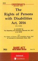 The Rights Of Persons With Disabilities Act, 2016- Bare Act With Short Notes [2021 Edn.]