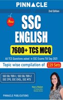 Ssc English Tcs 7600+ Mcq Topic Wise Book With The Detailed Explanation I Neeru Madam