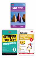 Sof International Mathematics Olympiad (Imo) Work Book, Olympiad Prep-Guide & Previous Years Papers With Mock Test Paper Class 3 - Olympiad Books For 2022-23 Exam (Set Of 3 Books)