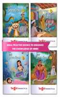 Hindi Language Learning Books For Kids (Gyanvatika) | Level 1 To 4 Workbook | Comprises Of Hindi Poems And Stories With Pictures, Alphabet