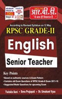 RPSC GRADE II ENGLISH SENIOR TEACHER