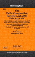 Delhi Co-Operative Societies Act, 2003 Alongwith Rules