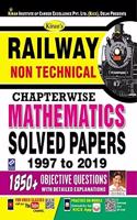 Kiran Railway Non Technical Mathematics Chapterwise Solved Papers 1997 To 2019 Till Date English (2832)