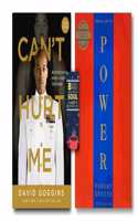 Can'T Hurt Me + The 48 Laws Of Power (2 Books Combo With Customized Bookmarks)