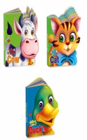 Sawan Set Of 3 Story Books (Cat, Cow & Duck)