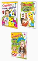 Sawan Set Of 3 Coloring Books (Jumbo Copy To Colour 1,2&3)
