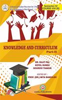 B.Ed - Fourth Semester - Knowledge & Curriculum (English Version) Part - 2 Course - Viii (B)