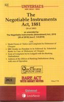 [Code N-9] The Negotiable Instruments Act, 1881 [Universal] (2021 E)