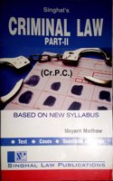 Singhal Law Publications Criminal Law Part 2 [Paperback] Singhal Law Publication