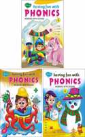Sawan Having Fun With Phonics-4, 5 And 6 | Pack Of 3 Books