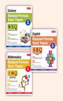 Mtg Olympiad Previous Years Papers With Mock Test Paper Class 3 - Sof Imo, Nso, Ieo Olympiad Books For 2022-23 Exam (Set Of 3 Books)