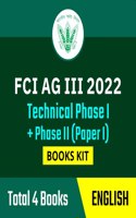 FCI AG III Technical Phase I + Phase II (Paper I) 2023 Books Kit (English Printed Edition) By Adda247