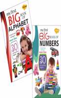 Sawan My First Big Book Of Alphabet And Numbers |Pack Of 2 Books