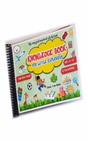 The Knowledge Book For Little Explorers - 35 Activities Busy Book |250+Cut-Outs|Age: 1.5 -To- 4.5| Water/Tear Proof | Wipe/Clean Pages | Reusable Sticker Book