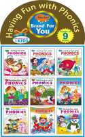 Having Fun With Phonics Series Complete Combo | Pack Of 9 Educational Books