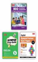 Sof International English Olympiad (Ieo) Work Book, Prep-Guide & Previous Years Papers With Mock Test Paper Class 5 - Ieo Olympiad Books For 2022-23 Exam (Set Of 3 Books)