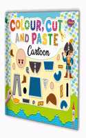 Cartoon Colour, Cut And Paste Book By Sawan