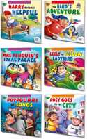 Story Books For Beginners Pack Of 6 Books| Early Reader Series In Large Font (V1)