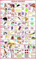 Alphabet Kannada | 70 X 100 Cm | Laminated
