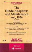 The Hindu Adoptions And Maintenance Act, 1956- Bare Act [2020 Edn.]