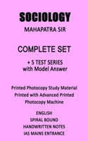 Sociology Class Notes By Mahapatra Sir Plus 5 Tests with Handwritten Answers