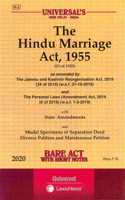 The Hindu Marriage Act- Bare Act With Short Notes [2020 Edn]
