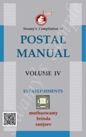 Swamy'S Compilation Of Postal Manual Vol. Iv - Establishments