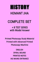 History Optional Printed Notes By Hemant Jha Plus 8 Tests with Model Answers in English
