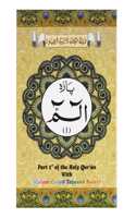 Quran Para Set 1-30 Complete (Colour-Coded) Paperback 9 Line With Blue Canvas Bag
