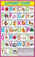 English Alphabet Chart For Kids | 70X100 Cm| Laminated Chart | Waterproof And Non Tearable