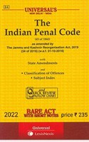 The Indian Penal Code- Bare Act With Short Notes [2020]