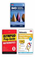 Sof International Mathematics Olympiad (Imo) Work Book, Olympiad Prep-Guide & Previous Years Papers With Mock Test Paper Class 5 - Olympiad Books For 2022-23 Exam (Set Of 3 Books)