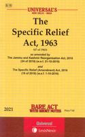 [Universal'S Code S-15] The Specific Relief Act, 1963 (2021 E)