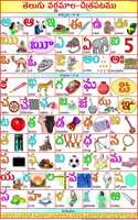 Alphabet Telugu | 70 X 100 Cm | Laminated