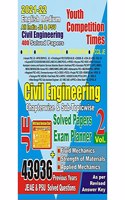 (English Medium)Civil Engineering Chapter-wise Solved Papers Bookr vol 2 with formula chart