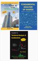 Combo : Guide To Indian Stock Market + Fundamental Analysis Of Shares + Guide To Technical Analysis & Candlesticks