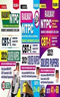 Kiran Railway Ntpc Cbt 1 2021 Solved Papers Volume (1 ,2 & 3 Combo ) (English Medium)