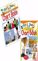 Set Of 2 Cute & Paste Chart Book, Pictorial Chart Book-2 And Pictorial Chart Book-3