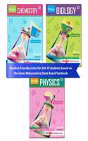 Std 11 Precise Pcb Books (Physics, Chemistry And Biology) Combo | Fyjc Science Guide | Maharashtra State Board Notes | Based On Std 11Th New Syllabus | Set Of 3 Books